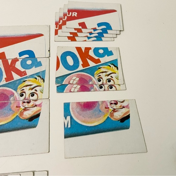 Vintage Wacky Packages Puzzle Checklist Cards Gadzooka and Kong Fu Incomplete - Picture 10 of 13